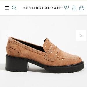 CAVERLEY April suede block heel Loafers